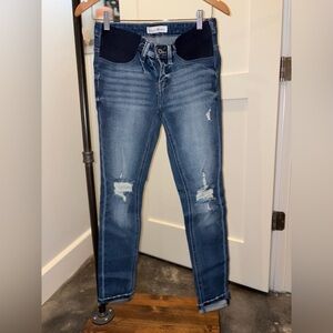 KanCan Dark Blue Maternity Jeans